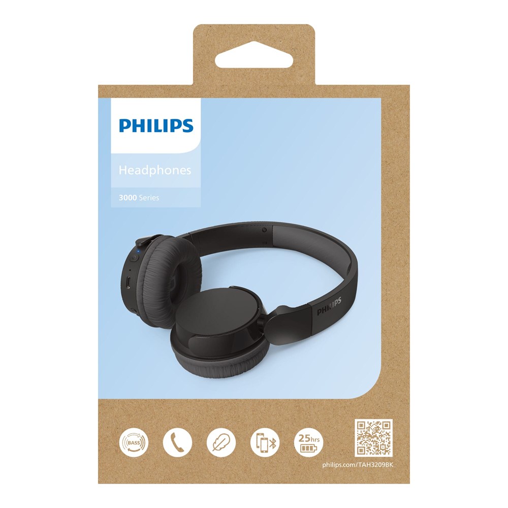 TAH3209 |Philips Bluetooth on ear Headphones met 25 uur speeltijd