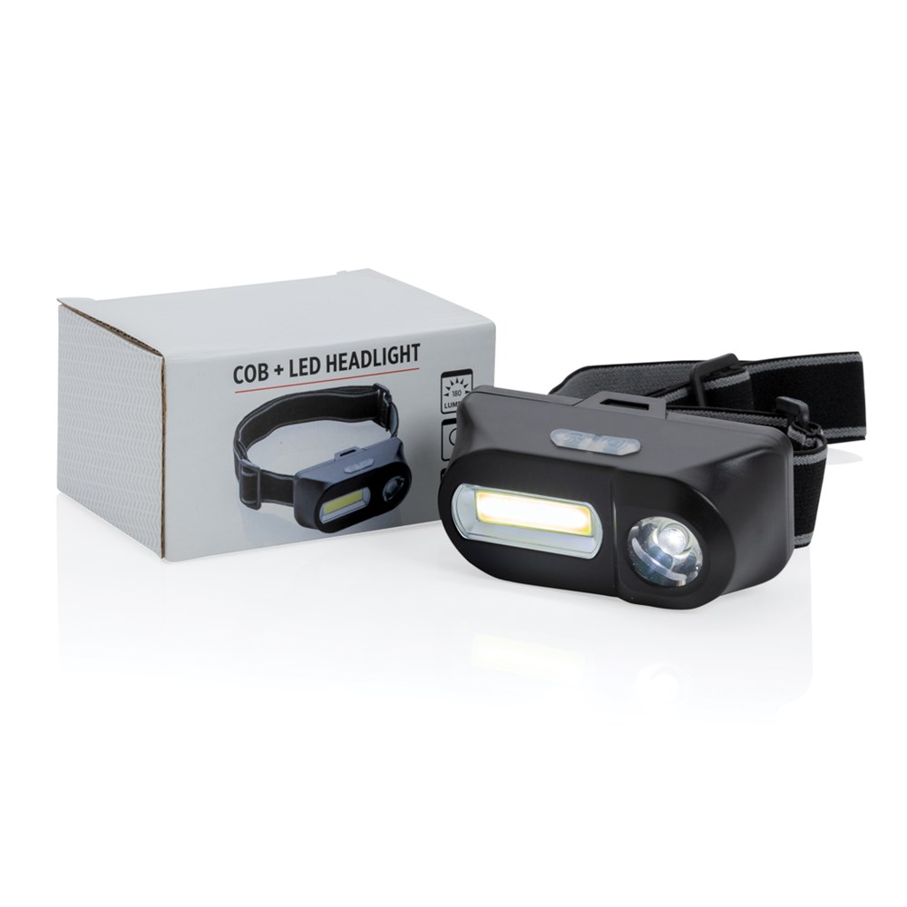 COB en LED hoofdlamp