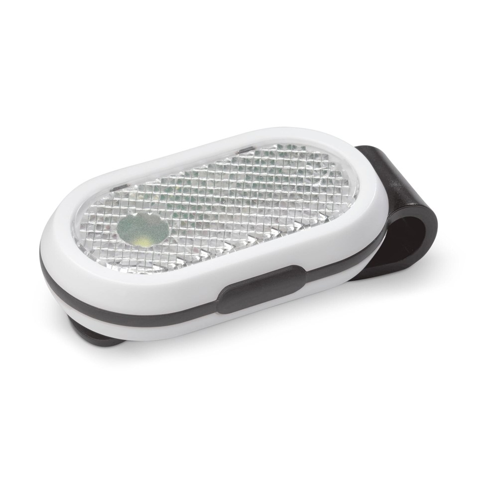 Fietslamp click-on - Zwart / Wit