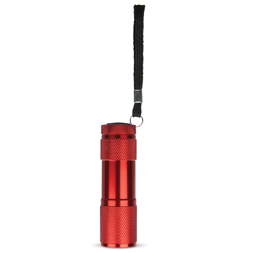 Aluminium zaklamp LED - rood