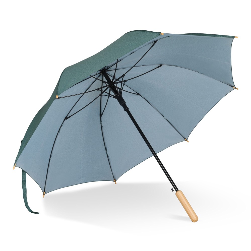 Stok paraplu 25” R-PET recht handvat auto open